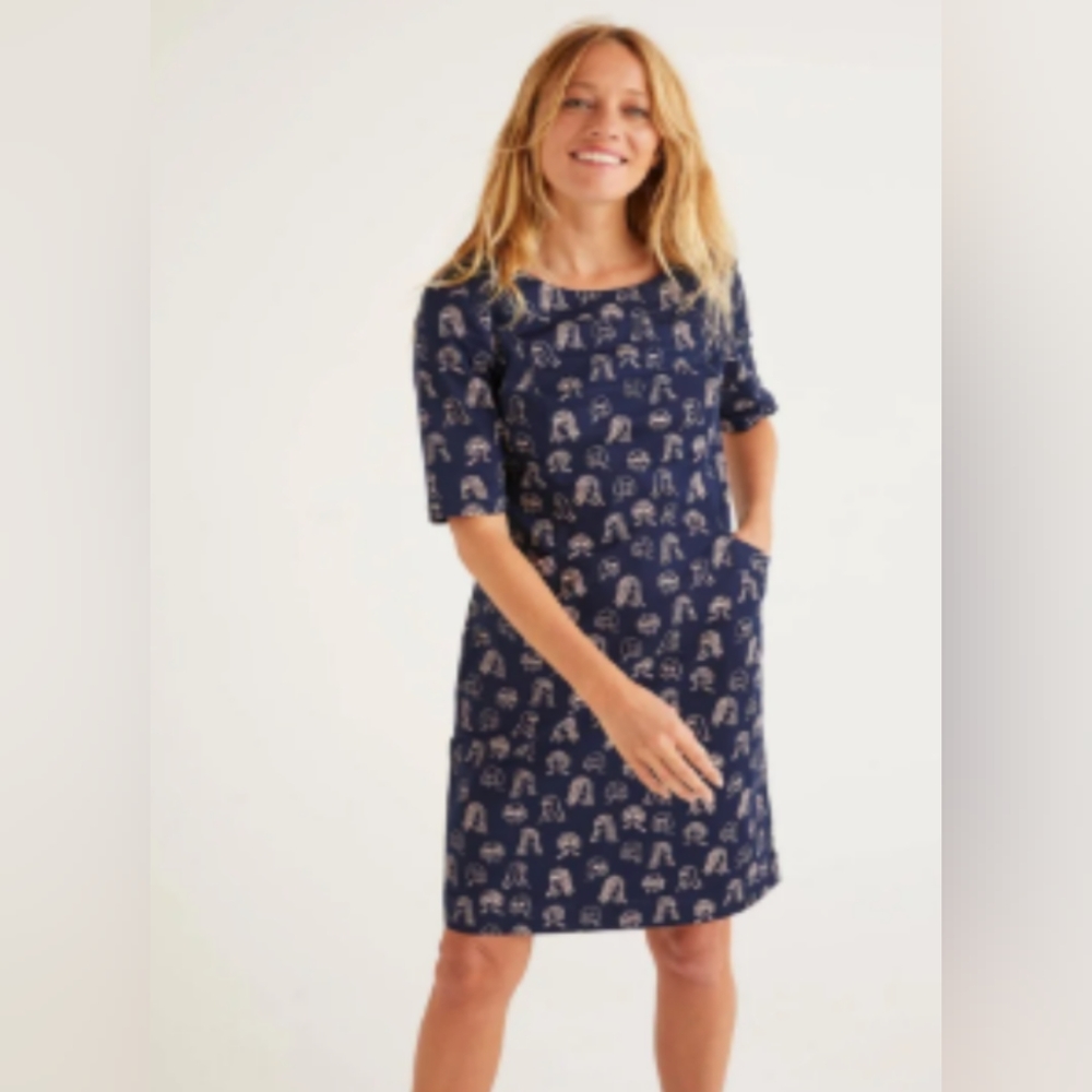Boden Iona Button Detail Dress